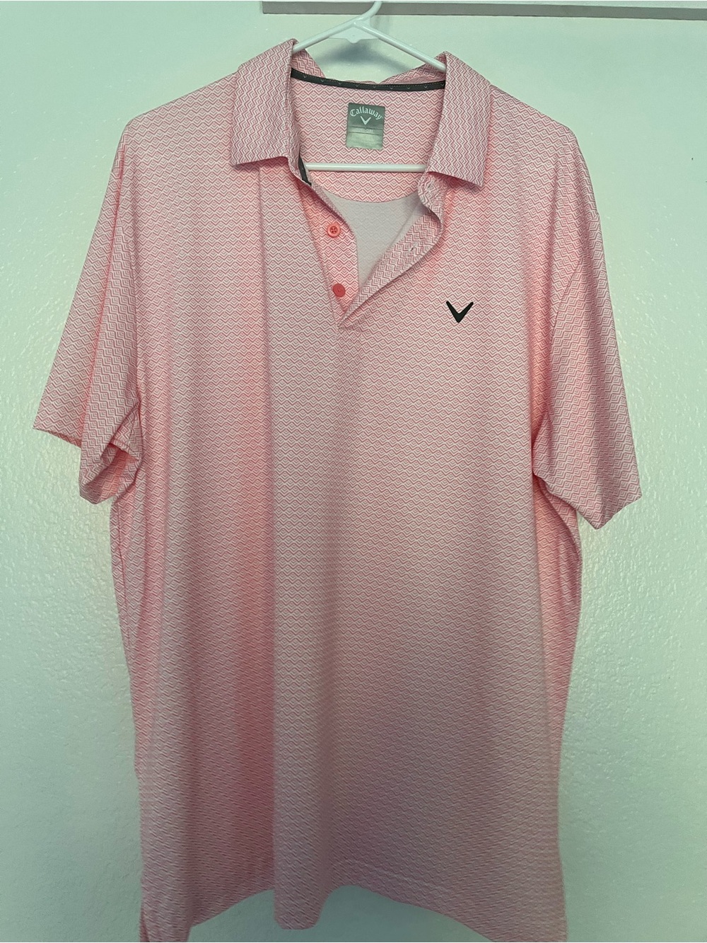 Callaway Men’s Light Pink Performance Polo